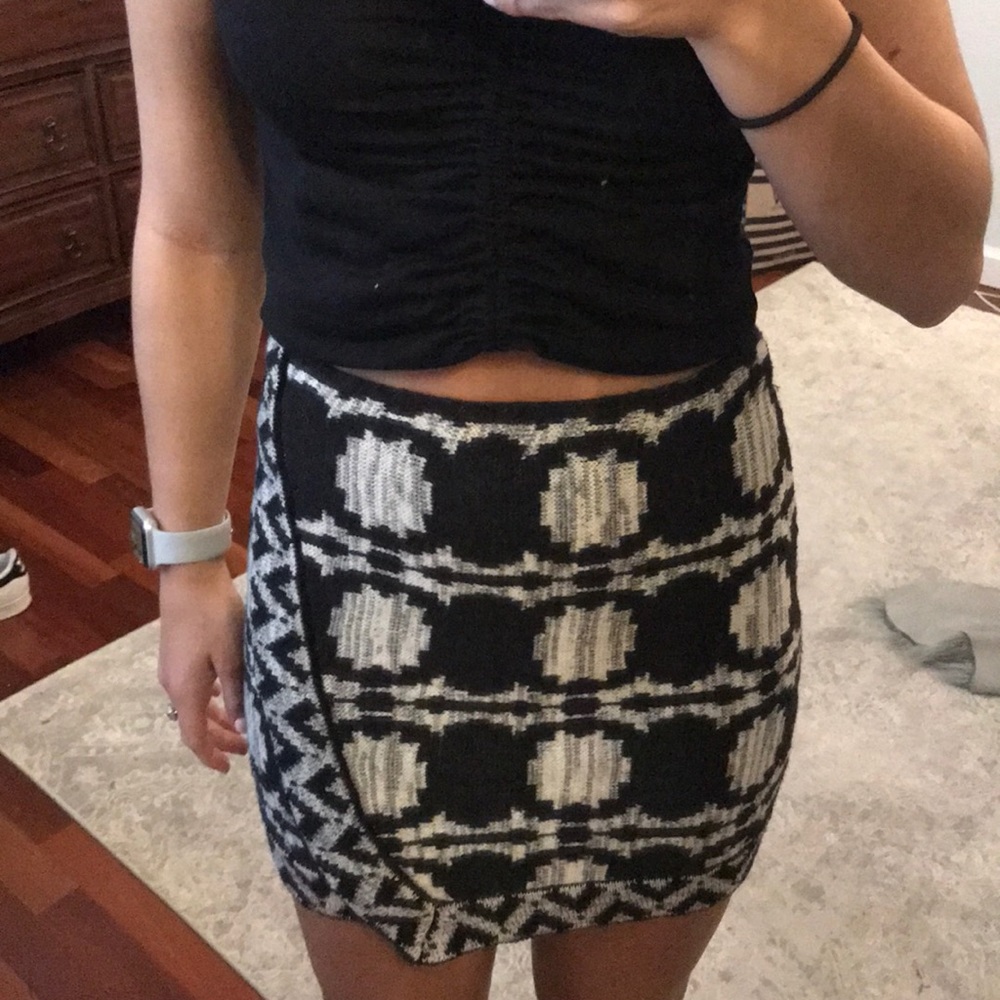 Free people knit skirt